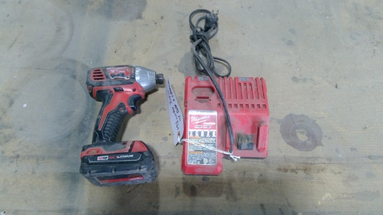 Milwaukee M18 Impact with Battery & Charger