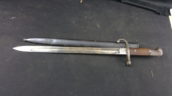 1909 Argentine Mauser Bayonet with Scabbard