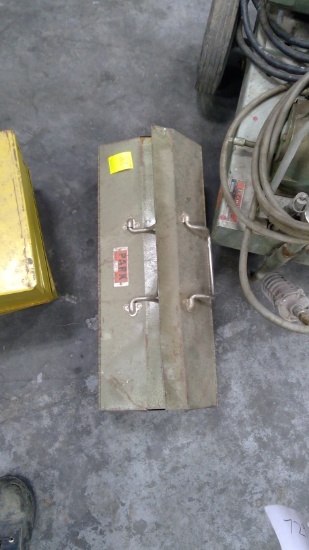 Tool Box with pipe cutters