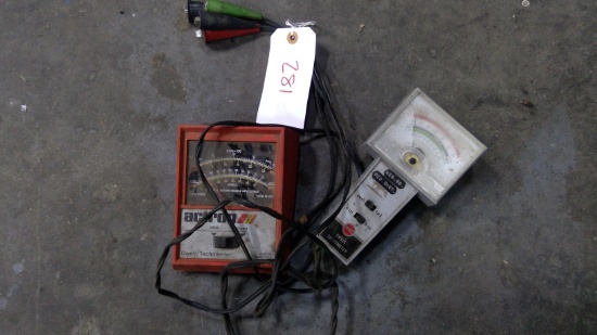 2 Dwell Tachometers Test Equipment