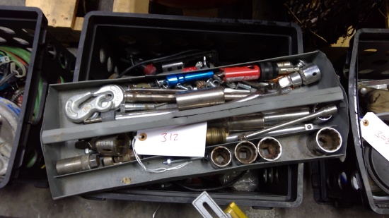 Crate of Assorted Tools