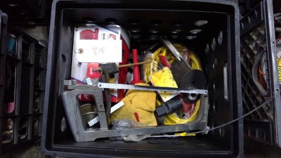 Crate of Assorted Tools