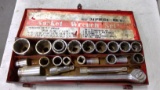 3/4inch Drive Socket Set with Mac Tools Ratchet