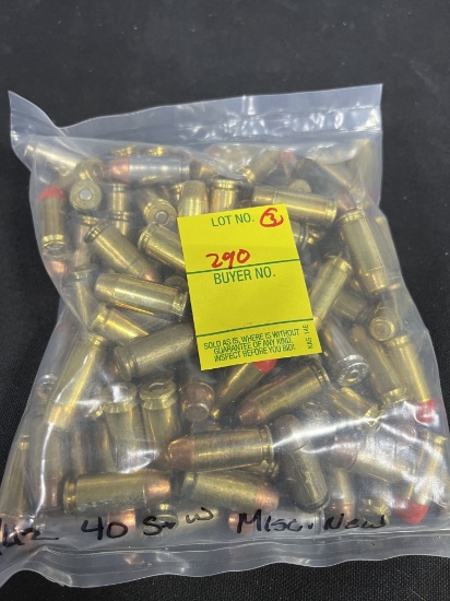 142 Rounds Of Miscellaneous 40 S&W