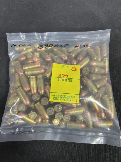 166 Rounds Of Miscellaneous 380acp