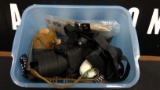 Box of Assorted Holsters & Bore Snakes