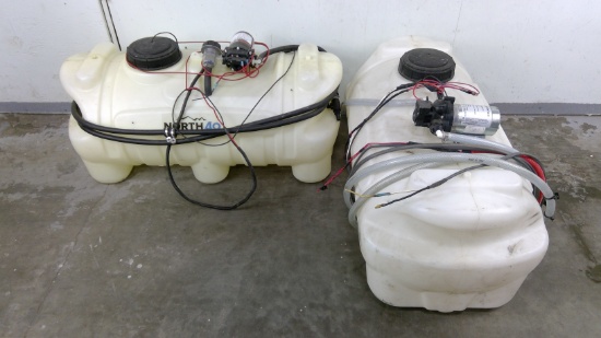 2 North40 Outfitters 25gal water tanks with pumps