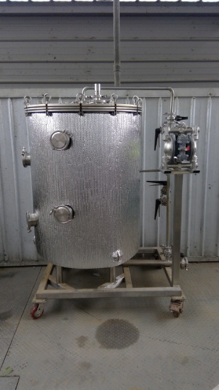 Eden Labs 100gal Jacketed Ethanol Extraction Tank with Lift