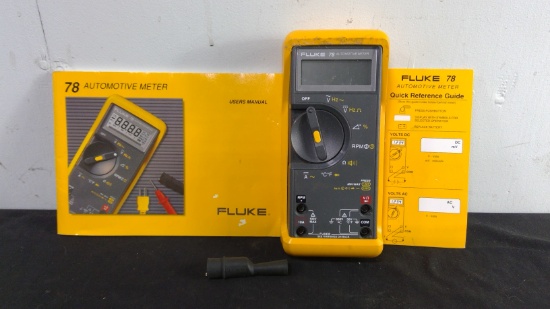Fluke 78 Automotive Meter, No Leads or Accessories
