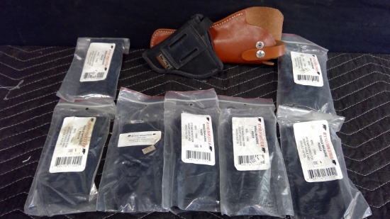 Uncle Mike's Sidekick, Hunter Holster, 7 Rhino Mag Pouches