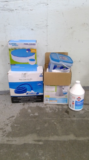 Assorted Pool Cleaning Supplies