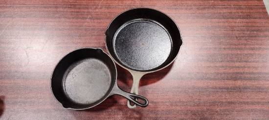 8in and 6in Lodge Cast Irons