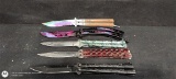 5 Butterfly Knives, various conditions
