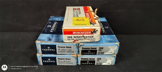 100rds .308win 180gr Reloads, FOR COMPONENTS ONLY