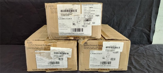 3 Boxes of Tyvek Lab Coats