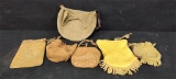 6 Leather Pouches