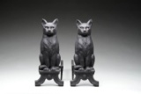 Cat Andirons