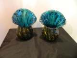 Great Pair Of End Of The Day Vases