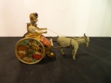 Lehmann Litho Tin Stubborn Mule With Clown Toy