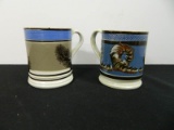 Two Mochaware Cups