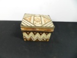 Nicely Decorated Native American Quillwork Box