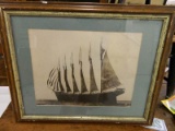 Vintage Photo Of Schooner 