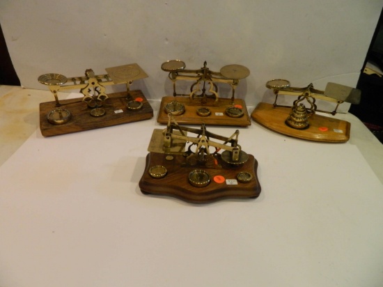 Four British Postal Scales