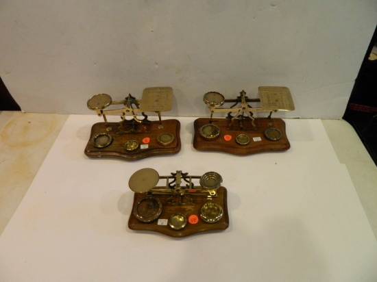 Three British Postal Scales