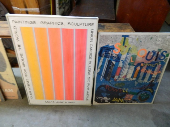 Four Lithograph Posters