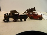 Six Cast Iron Toys