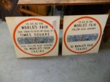 World's Fair Train Signs
