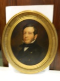 Oval Portrait - 19th C. American School