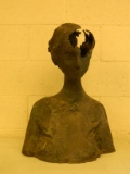 Bronze Bust of Woman
