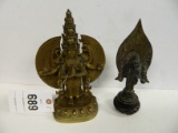 Gilt Bronze Sino-Tibetan Figure
