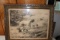 Steel Engraving Of Hunting Dog