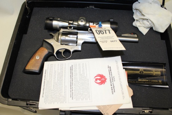 Ruger Super Redhawk Da/sa Revovler W Scope