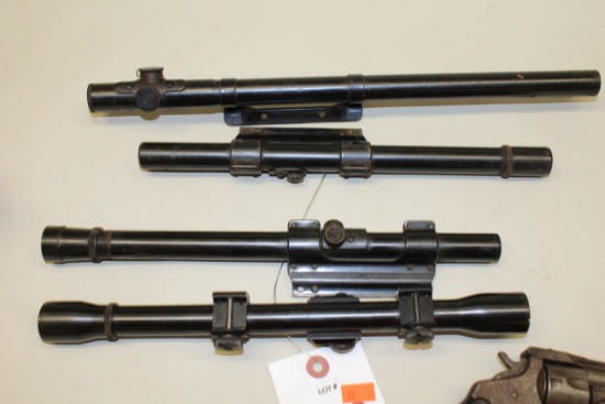 4 Vintage 22 Rifle Scopes