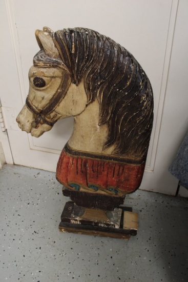 Carved Wooden Horse