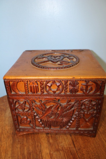 Tramp Art Box