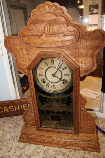 Maine Gingerbread Clock