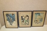 Three Oriental Woodblocks