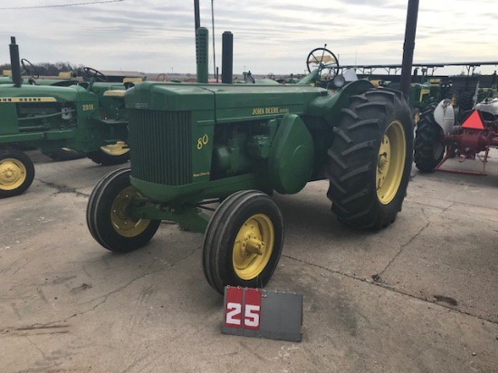 JOHN DEERE 80, 8002963, 1956, RESTORED