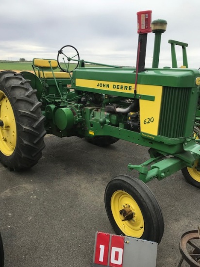 JOHN DEERE 620, 6206379, WIDE FRONT, 3 PT, RESTORED, RUNS