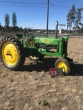 JOHN DEERE B, 24376, KAY BRUNNER REAR WHEELS, 1936, RUNS