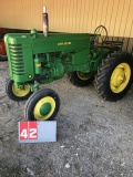 JOHN DEERE M, 13280, NEW RUBBER, RESTORED, RUNS