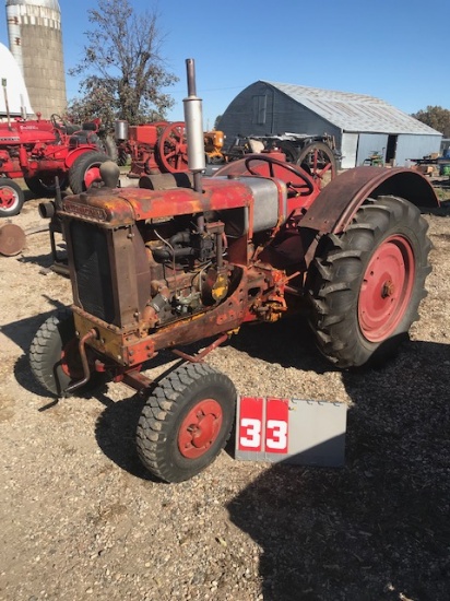 MCCORMICK DEERING 0-12, OS 2757, ALL FUEL, WITH BELT PULLEY, WITH  FOLDING SEAT, ORIGINAL, RUNS