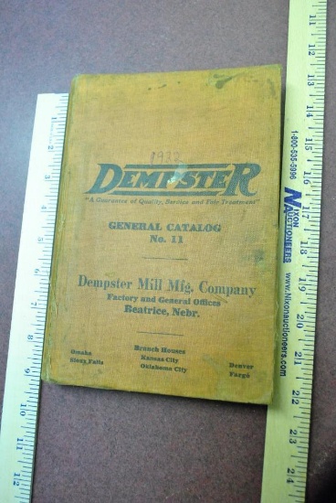 1922 Dempster General Catalog No. 11