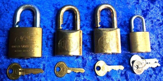 Assorted Brass Locks