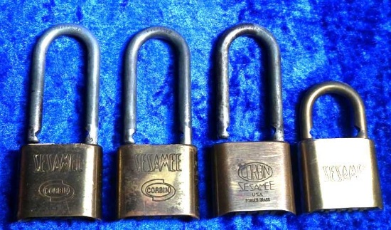 Corbin Sesamee Combination Brass Locks