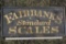 Fairbanks Standard Scales Wood Sign